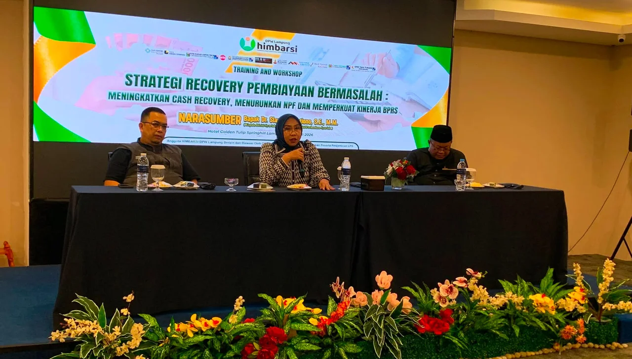 HIMBARSI Lampung Gelar Pelatihan Recovery Pembiayaan Bermasalah BPRS untuk Tekan NPF